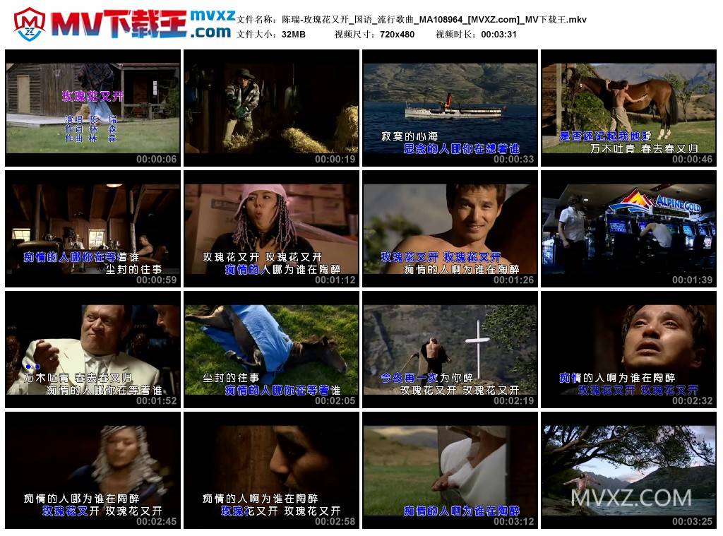 陈瑞-玫瑰花又开_国语_流行歌曲_MA108964